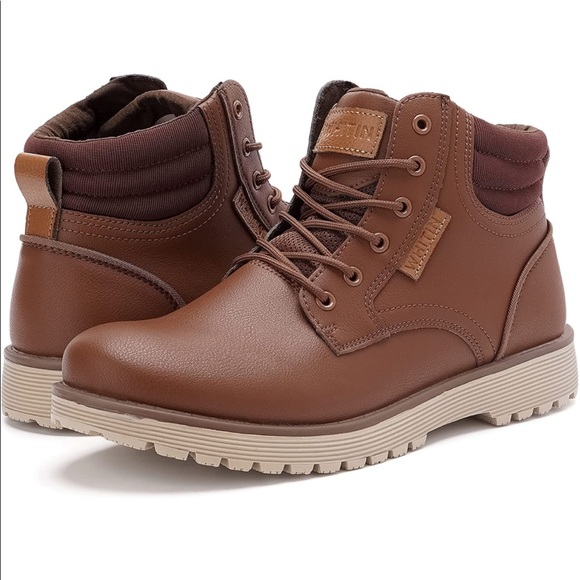 Light Brown Men\'s Waterproof Cold-Weather Boots
